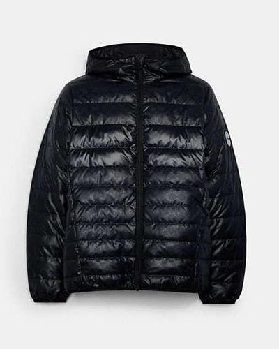 COACH Packable Down Jacket - Black