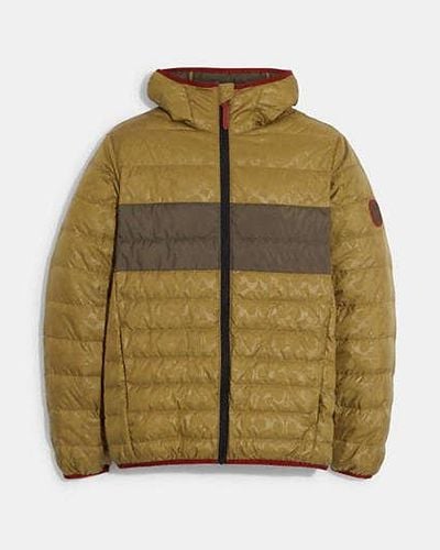 COACH Packable Down Jacket - Green