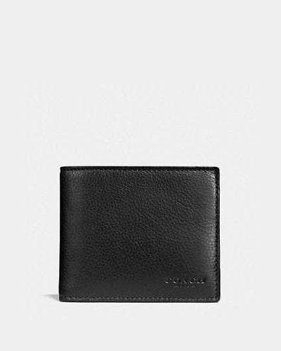 COACH 3 In 1 Wallet - Black