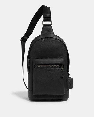 COACH Mochila West - Negro