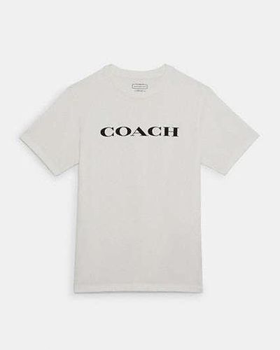 COACH Camiseta Básica - Blanco