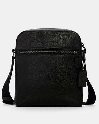 COACH Houston Flight Bag - Black