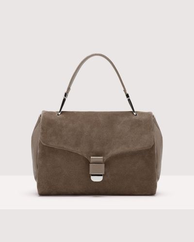 Coccinelle Borsa a mano in Camoscio Neofirenze Suede Medium - Marrone