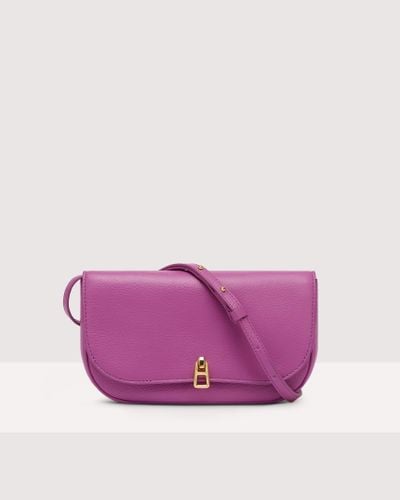Coccinelle Grained Leather Minibag Magie - Purple
