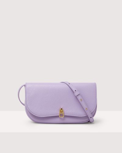 Coccinelle Grained Leather Minibag Magie - Purple