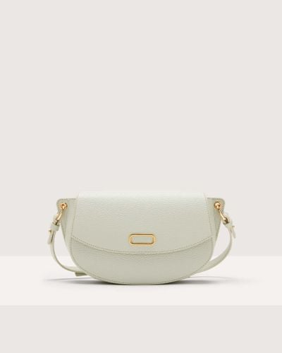 Coccinelle Grained Leather Minibag Beam - White