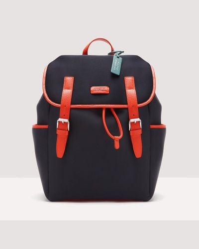 Coccinelle Neoprene Backpack Smart To Go - Blue