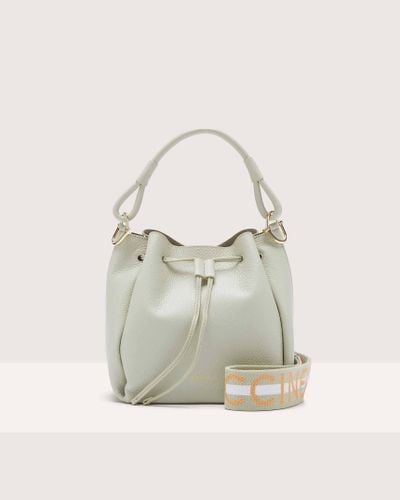 Coccinelle Grained Leather Bucket Bag Eclyps Small - Multicolor