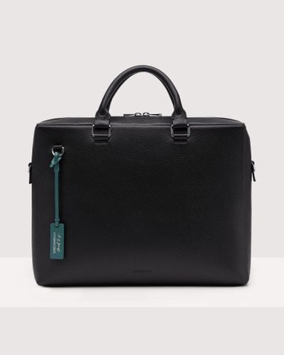 Coccinelle Grained Leather Handbag Smart To Go - Black