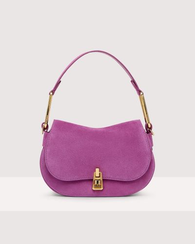 Coccinelle Suede Handbag Magie Suede Mini - Purple