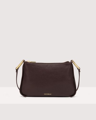 Coccinelle Grained Leather Minibag Magie Small - Brown