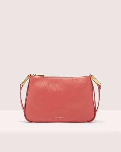 Coccinelle Grained Leather Minibag Magie Small - Red