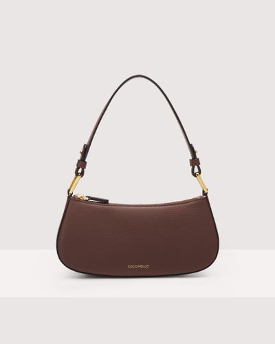 Coccinelle Grained Leather Minibag Merveille - Brown