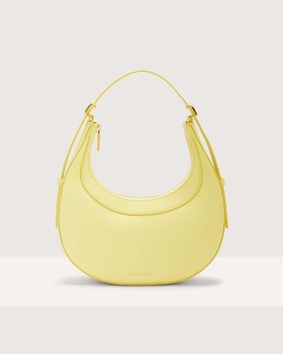 Coccinelle Grained Leather Minibag Whisper - Yellow