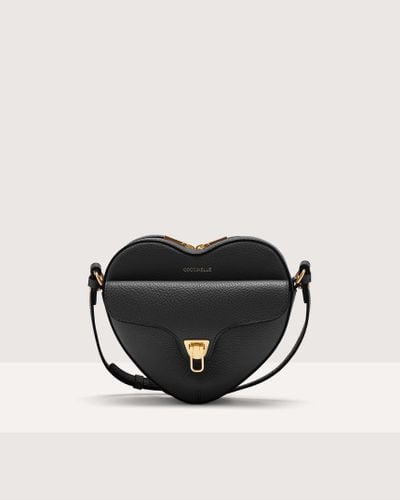 Coccinelle Grained Leather Minibag Beat Soft Mini - Black