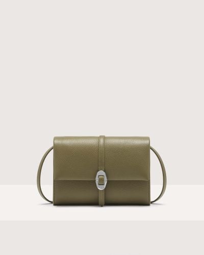 Coccinelle Grained Leather Minibag Dorian - Green