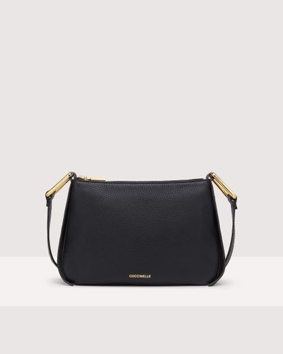 Coccinelle Grained Leather Minibag Magie Small - Black