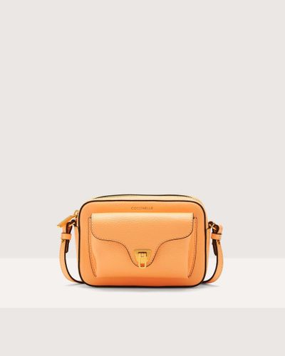 Coccinelle Grainy Leather Mini Bag Beat Soft Mini - Orange