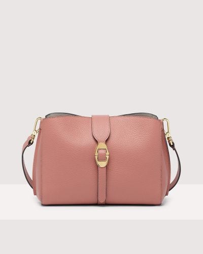 Coccinelle Grained Crossbody Bag New Alba - Pink