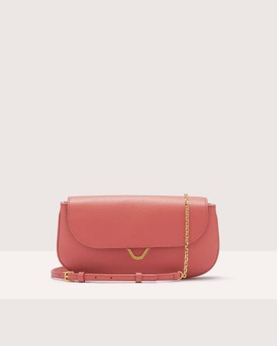 Coccinelle Grained Leather Minibag Dew - Red