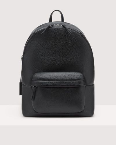 Coccinelle Grained Leather Backpack Smart To Go - Black