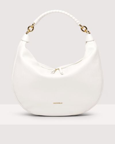 Coccinelle Maelody Medium - Woman Shoulder Bags - White