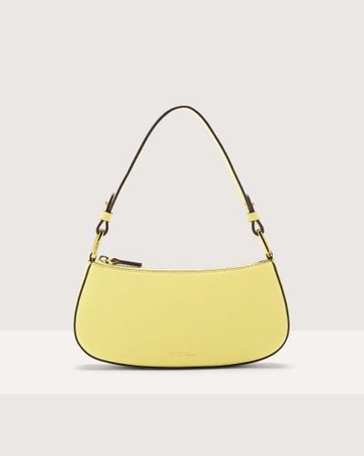 Coccinelle Grained Leather Minibag Merveille - Yellow