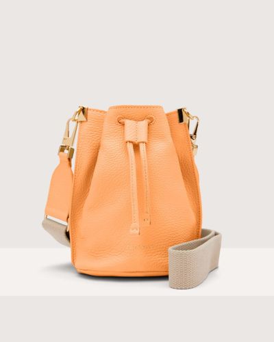 Coccinelle Grained Leather Minibag Hyle - Orange