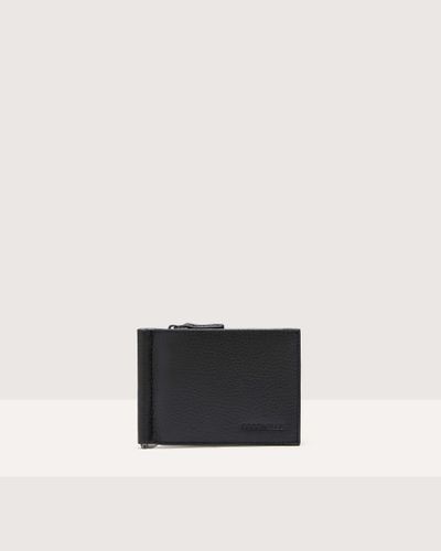 Coccinelle Grained Leather Wallet Smart To Go - Black