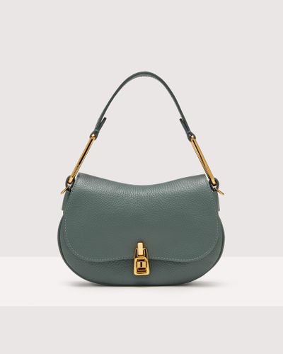 Coccinelle Borsa a mano in Pelle con grana Magie Soft Mini - Grigio