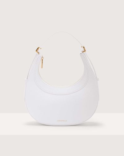 Coccinelle Grained Leather Minibag Whisper - White