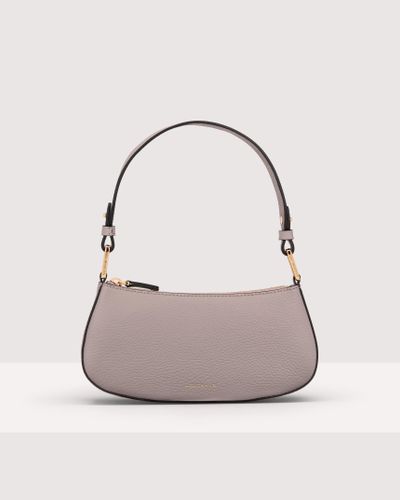 Coccinelle Grained Leather Minibag Merveille - Grey