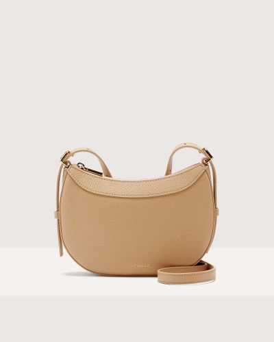 Coccinelle Grained Leather Minibag Whisper - Natural