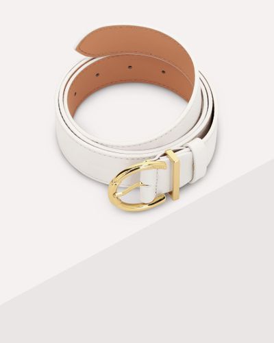 Coccinelle Grained Leather Belt Beth - Multicolour