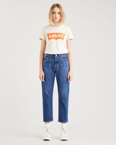 Levi's 501® Crop Jeans - Schwarz