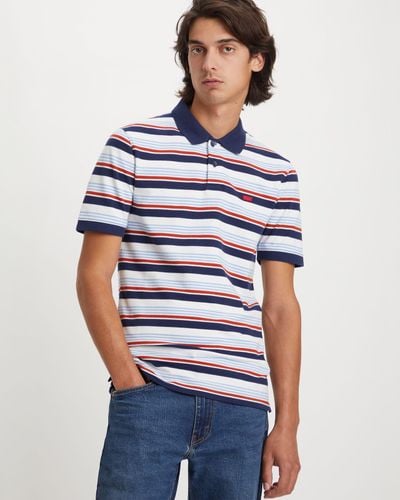 Levi's Slim Housemark Polo Overhemd - Zwart