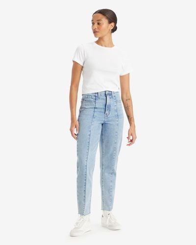 Levi's High Waisted Altered Mom Jeans - Schwarz