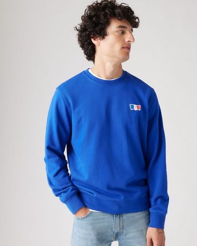 Levi's Original Housemark Crewneck Sweatshirt - Blue