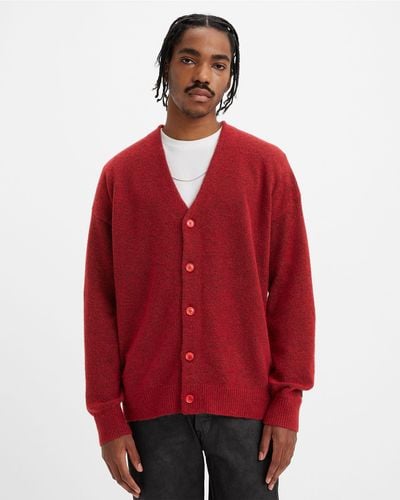 Levi's Coit Boxy Cardigan Red - Rojo