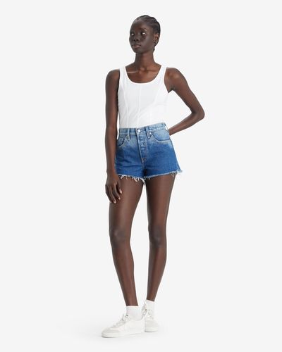 Levi's Short jean 501® original taille haute - Noir