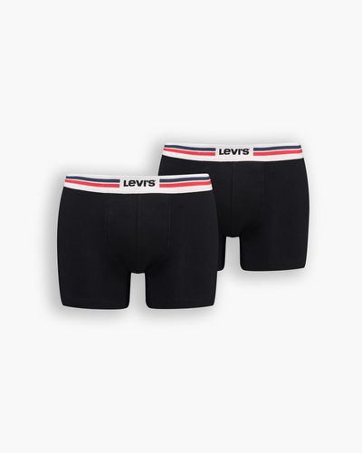 Levi's Sportswear Logo Boxer Briefs 2 Pack - Black