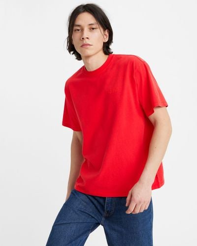 T-shirts Rouge Levi's pour homme | Lyst