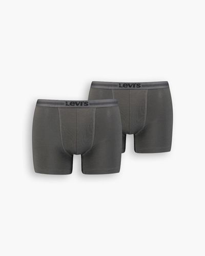 Levi's ® Boxer Brief 2 Pack Azul - Negro
