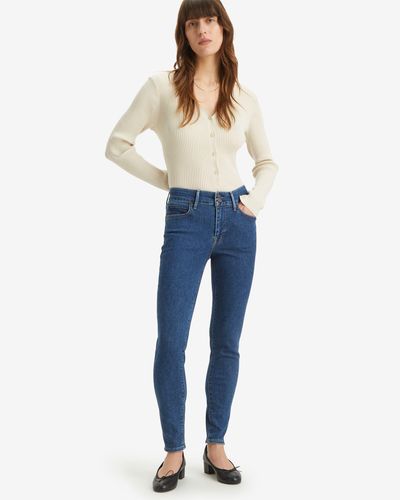 Levi's 711tm Skinny Jeans Met Dubbele Knoop - Zwart
