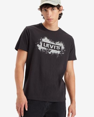 Levi's Relaxed Box Tab T Shirt - Zwart