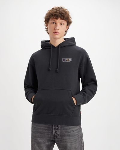 Levi's® GRAPHIC - Sweat à capuche - poster hoodie/gris 
