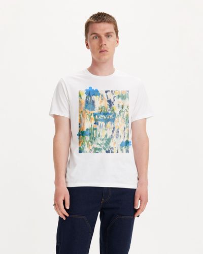 Levi's Graphic T Shirt Met Ronde Hals - Zwart