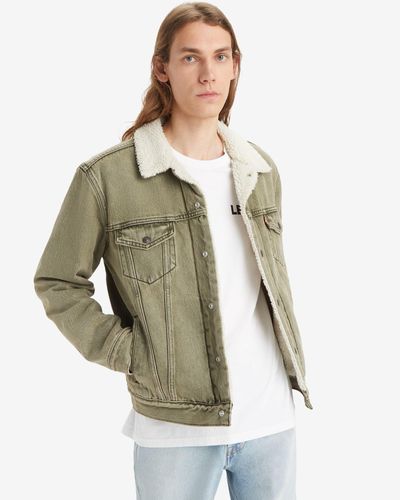 Levi's Type Iii Sherpa Truckerjack - Zwart