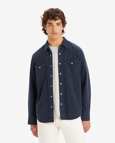 Levi's Camisa Classic Western de corte estándar Azul - Negro