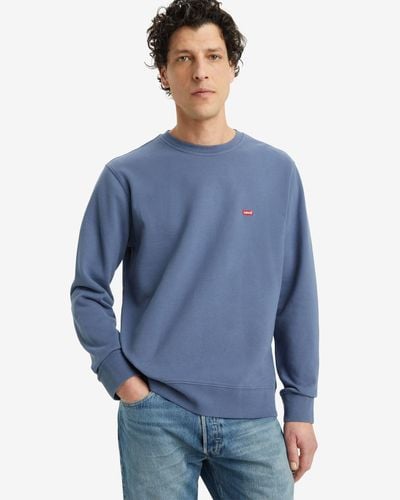 Levi's Original housemark rundhals sweatshirt - Blau